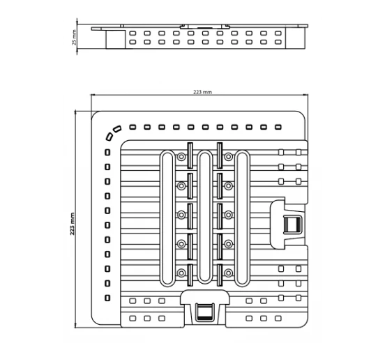 Fixation de bord de terasse U-TILES BUZON - 6