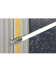 Module LED en acier inoxydable brossé LIPROTEC-LLPM SCHLUTER - 1 2