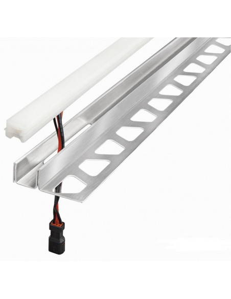 Module LED en acier inoxydable brossé LIPROTEC-LLPM SCHLUTER - 1