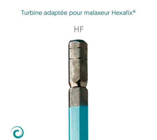Turbine WK 120 HF Hexafix pour malaxeur, matériaux collants et visqueux COLLOMIX - 3