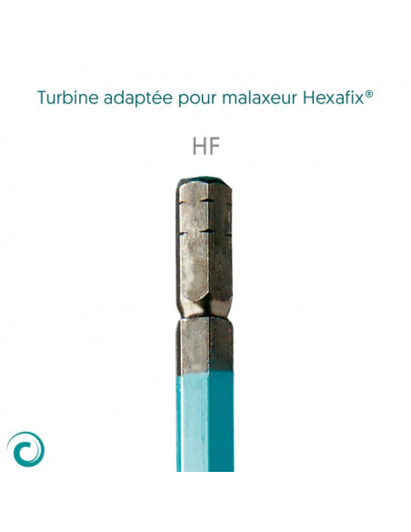 Turbine WK 120 HF Hexafix pour malaxeur, matériaux collants et visqueux COLLOMIX - 3
