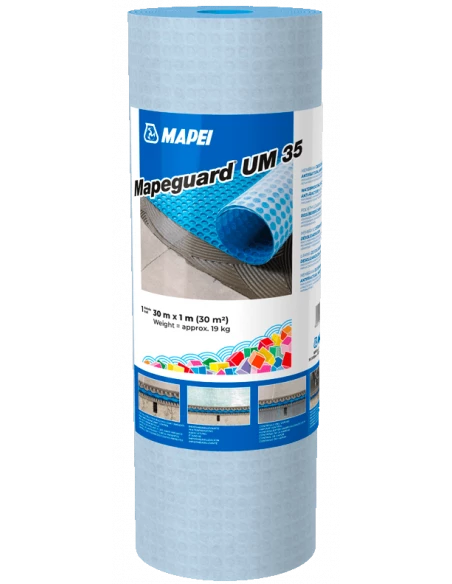 Natte de désolidarisation et d'étancheité MAPEGUARD UM35 /m² MAPEI - 1