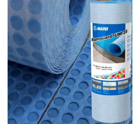 Natte de désolidarisation et d'étancheité MAPEGUARD UM35 /m² MAPEI - 2