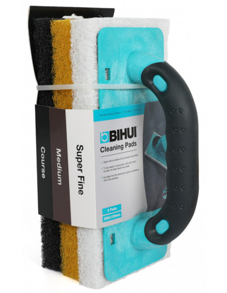 Support avec 3 abrasifs pour epoxy 25x12cm BIHUI BELGIUM - 4