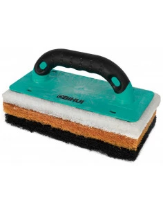 Support avec 3 abrasifs pour epoxy 25x12cm BIHUI BELGIUM - 1