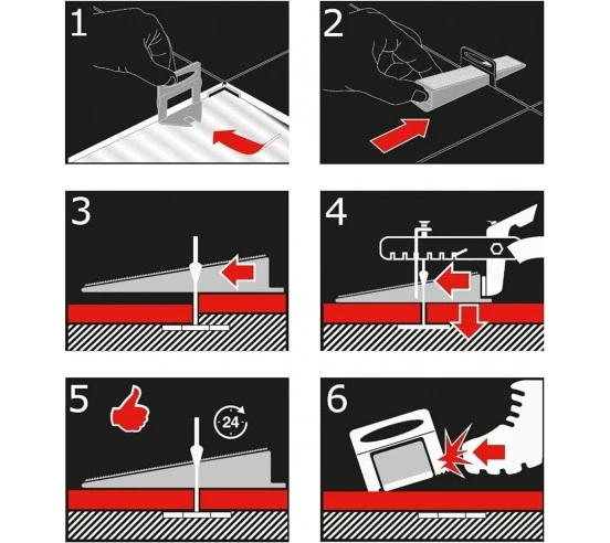 Bases DLS pour Carrelages de 6 à 15 mm RUBI - 2