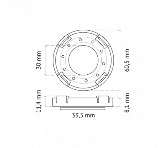 30 Bagues de protection Clipsable Anti-Abrasion PAVILIFT - 4