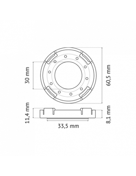 30 Bagues de protection Clipsable Anti-Abrasion PAVILIFT - 4