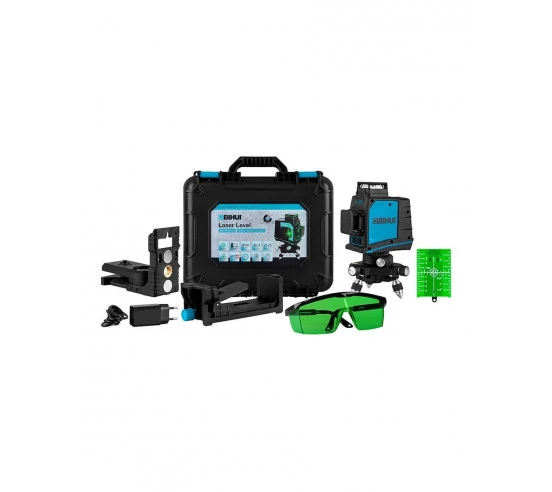 Niveau laser 12 lignes (faisceaux verts) 3.7V - 5.2Ah BIHUI By PAVILIFT - 1