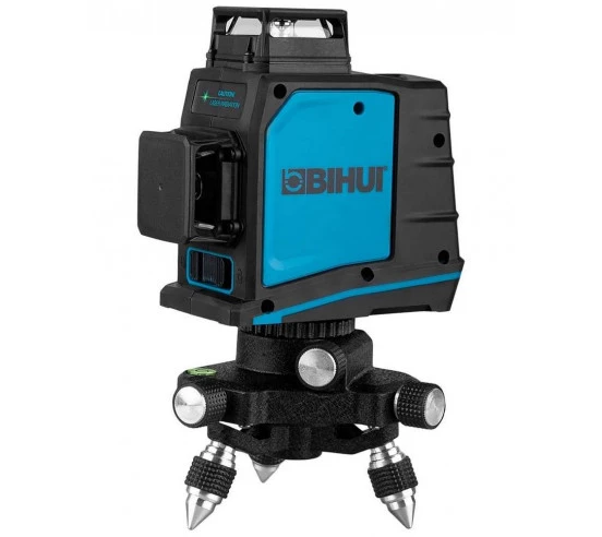 Niveau laser 12 lignes (faisceaux verts) 3.7V - 5.2Ah BIHUI By PAVILIFT - 3