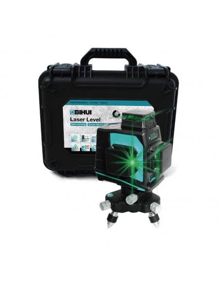 Niveau laser 12 lignes (faisceaux verts) 3.7V - 5.2Ah BIHUI By PAVILIFT - 4