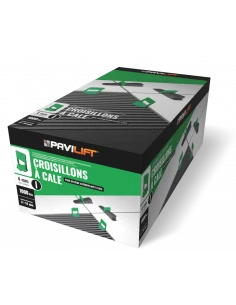 700 Croisillons autonivelants "MAXI" à cale en "I" 4mm (carrelage de 12 à 26mm) PAVILIFT - 1