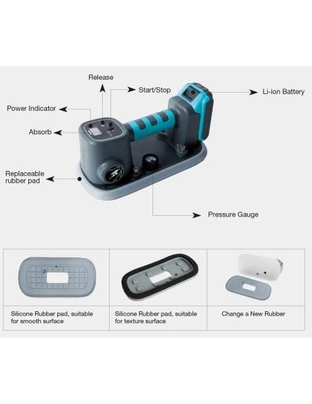 QUADRO - Ventouse à vide avec accumulateur BIHUI - 10