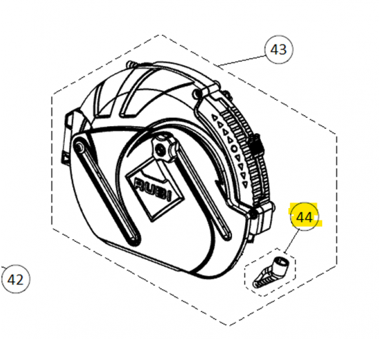 Python Nozzle set Buses pour DCX-250 PythonRUBI  (pièce détachée) - 1