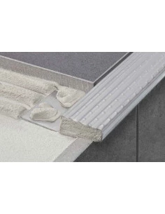 Profilé pour escalier 2.5ML 11mm TREP-E ACIER INOXYDABLE SCHLUTER - 1