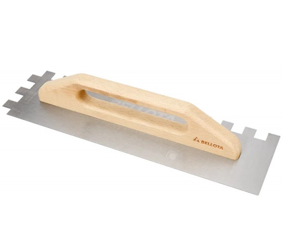 Peigne en acier denture carré 20 x 20mm en bois 48cm BELLOTA - 1