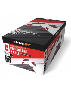 1000 Croisillons autonivelants à cale en "I" 5mm (carrelage de 3 à 14mm) PAVILIFT - 2