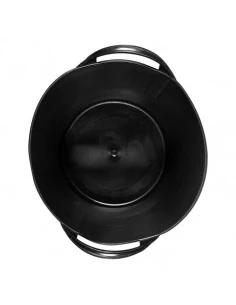 Seau noir plastique flexible avec poignées 30L BELLOTA - 1 2