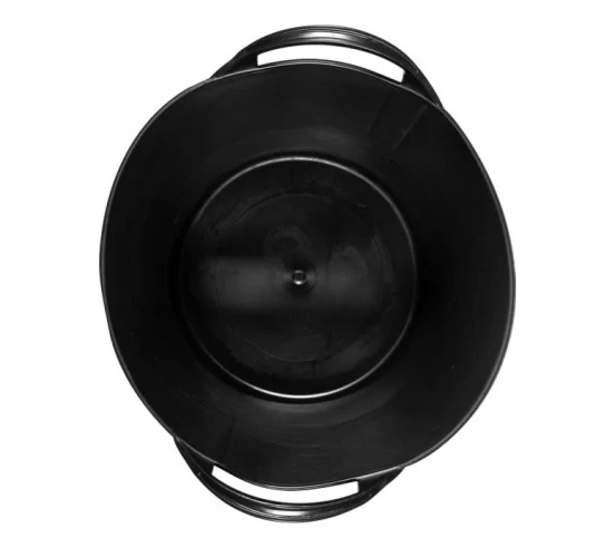 Seau noir plastique flexible avec poignées 30L BELLOTA - 2