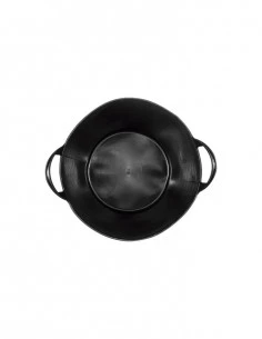 Seau noir plastique flexible avec poignées 42L BELLOTA - 1 2