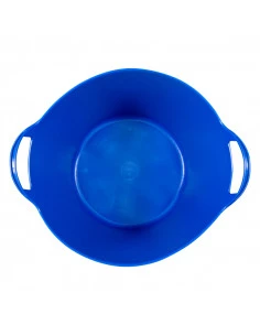 Seau Bleu 42L plastique alimentaire flexible avec poignées BELLOTA - 1 2