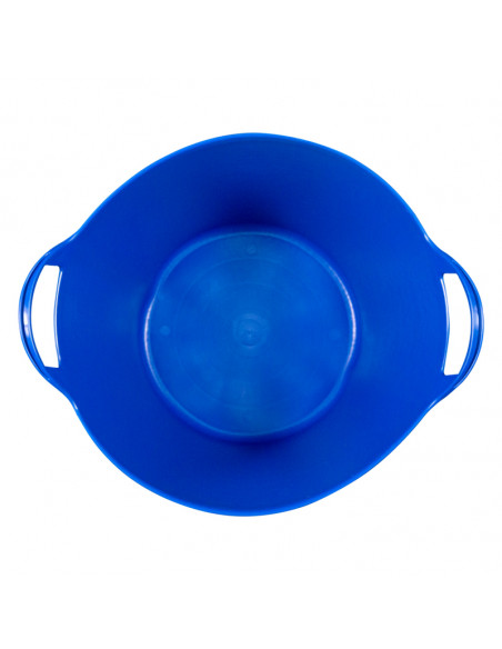 Seau Bleu 42L plastique alimentaire flexible avec poignées BELLOTA - 2