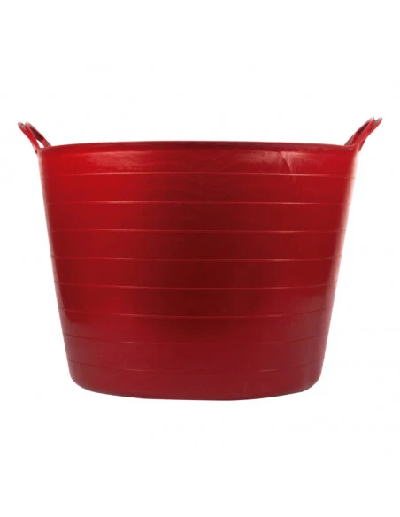 Seau rouge 42L plastique flexible avec poignées BELLOTA - 2