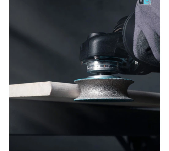 Meule de faconnage pour meuleuse demi-rond BIHUI BELGIUM - 4