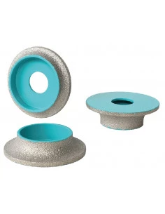 Meule de faconnage 1/4 de rond pour meuleuse BIHUI BELGIUM - 1 2