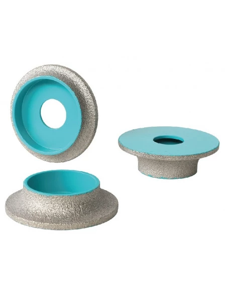 Meule de faconnage 1/4 de rond pour meuleuse BIHUI BELGIUM - 4