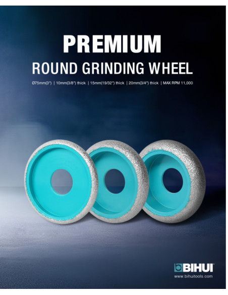 copy of Meule de faconnage en boudin pour meuleuse BIHUI BELGIUM - 3