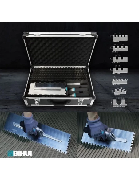 copy of Boite de 6 Peignes INOX crantés interchangeables 28cm (small) BIHUI BELGIUM - 2