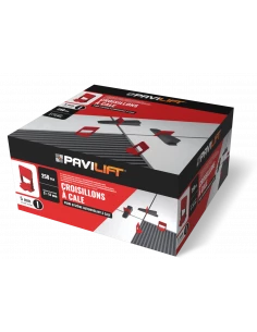 250 Croisillons autonivelants à cale en "I" 5mm (carrelage de 3 à 14mm) PAVILIFT - 1