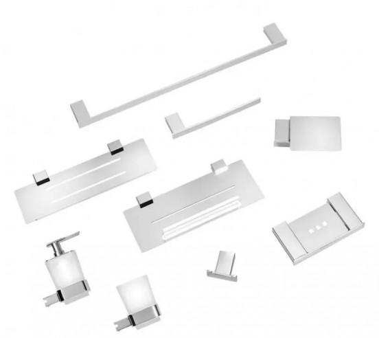 Fix Mi Porte Serviette INOX 25cm METROPOLITAN MAT INTER - 3