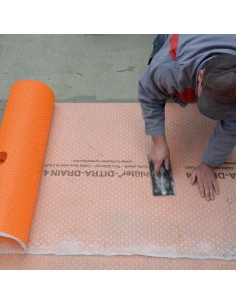 Natte DITRA-DRAIN 4, Drainage & Désolidarisation SCHLUTER - 1 2