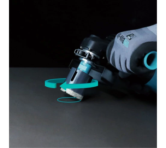 Ensemble trépans diamantés maxi (M14), diamètres 6, 8, 20, 35, 50, 70 et Fraises - 4