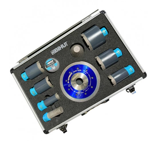 copy of Ensemble trépans diamantés maxi (M14), diamètres 6, 8, 20, 35, 50, 70 et Fraises BIHUI - 3