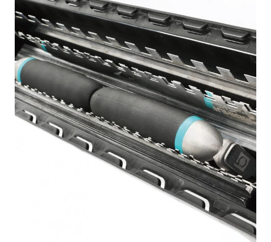 Boite de 6 Peignes INOX crantés interchangeables 48cm avec 2 poignées BIHUI - 8