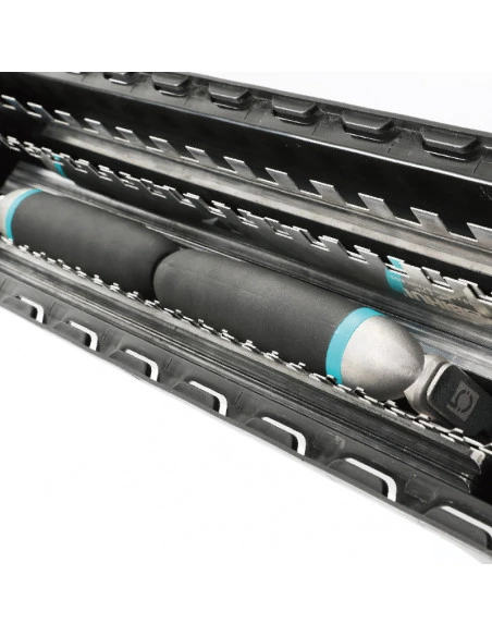 Boite de 6 Peignes INOX crantés interchangeables 48cm avec 2 poignées BIHUI - 8