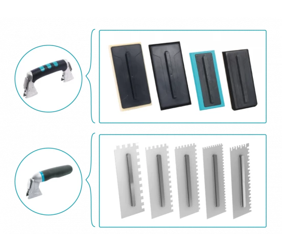 copy of Poignée Softgrip supplémentaire systeme notched trowel BIHUI - 2