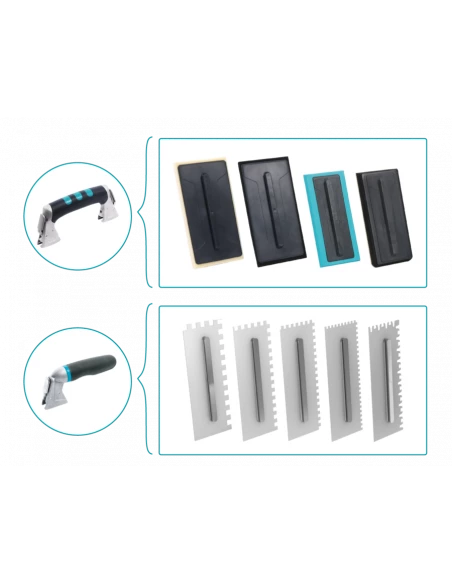 copy of Poignée Softgrip supplémentaire systeme notched trowel BIHUI - 2