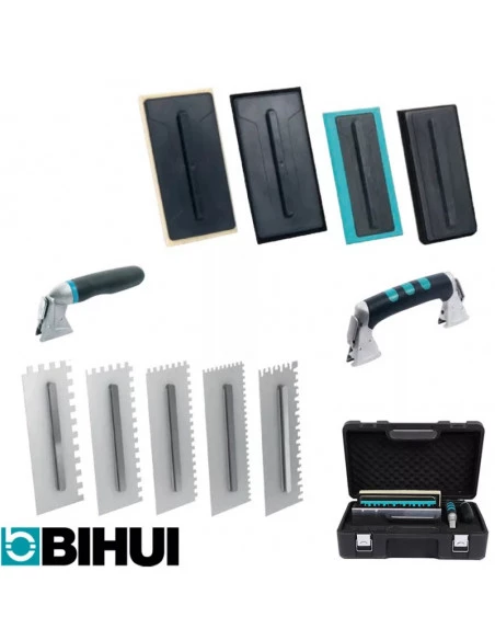 Coffret de 12 pièces (peignes, éponge et taloche) PTSCK12 BIHUI - 1