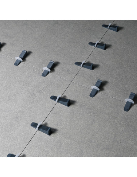 100 Croisillons autonivelants à cale en "I" 1,5mm (carrelage de 3 à 18mm) B-RIGID BIHUI - 5