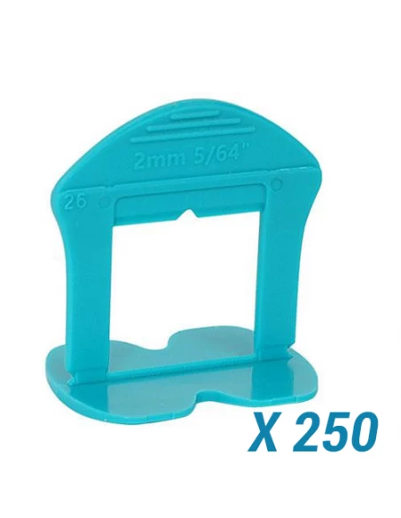 250 Croisillons autonivelants à cale en "I" 2mm (carrelage de 3 à 18mm) B-RIGID BIHUI - 1