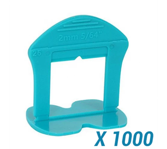 1000 Croisillons autonivelants à cale en "I" 2mm (carrelage de 3 à 18mm) B-RIGID BIHUI - 1