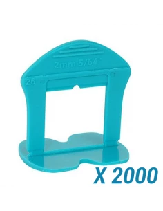 2000 Croisillons autonivelants à cale en "I" 2mm (carrelage de 3 à 18mm) B-RIGID BIHUI - 1