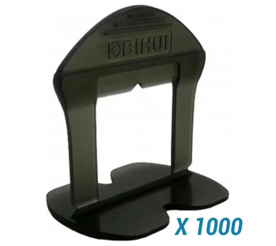 1000 Croisillons autonivelants à cale en "I" 1,5mm (carrelage de 3 à 18mm) B-RIGID BIHUI - 1