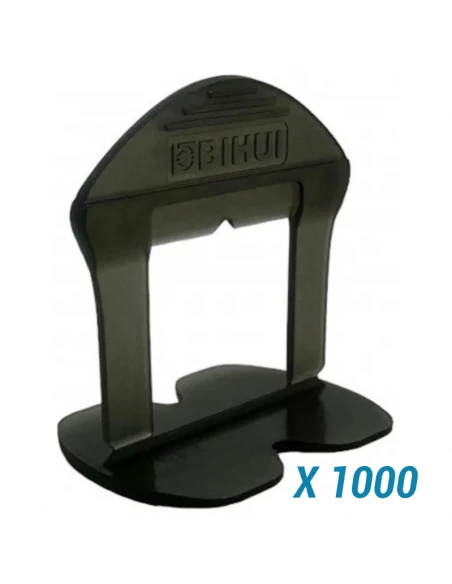 1000 Croisillons autonivelants à cale en "I" 1,5mm (carrelage de 3 à 18mm) B-RIGID BIHUI - 1