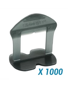 1000 Croisillons autonivelants à cale en "I" 1,5mm (carrelage de 3 à 18mm) B-RIGID BIHUI - 1
