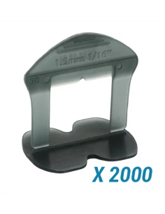 2000 Croisillons autonivelants à cale en "I" 1,5mm (carrelage de 3 à 18mm) B-RIGID BIHUI - 1